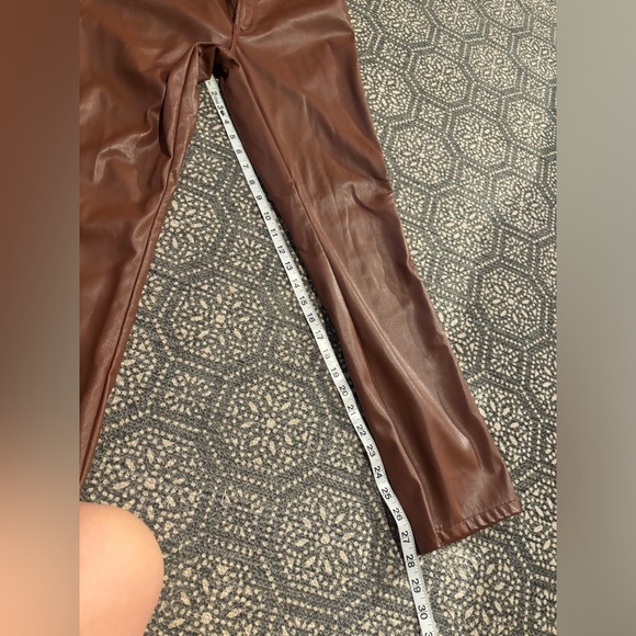 Mother Mid Rise Dazzler Ankle Faux Leather - Picture 15 of 16